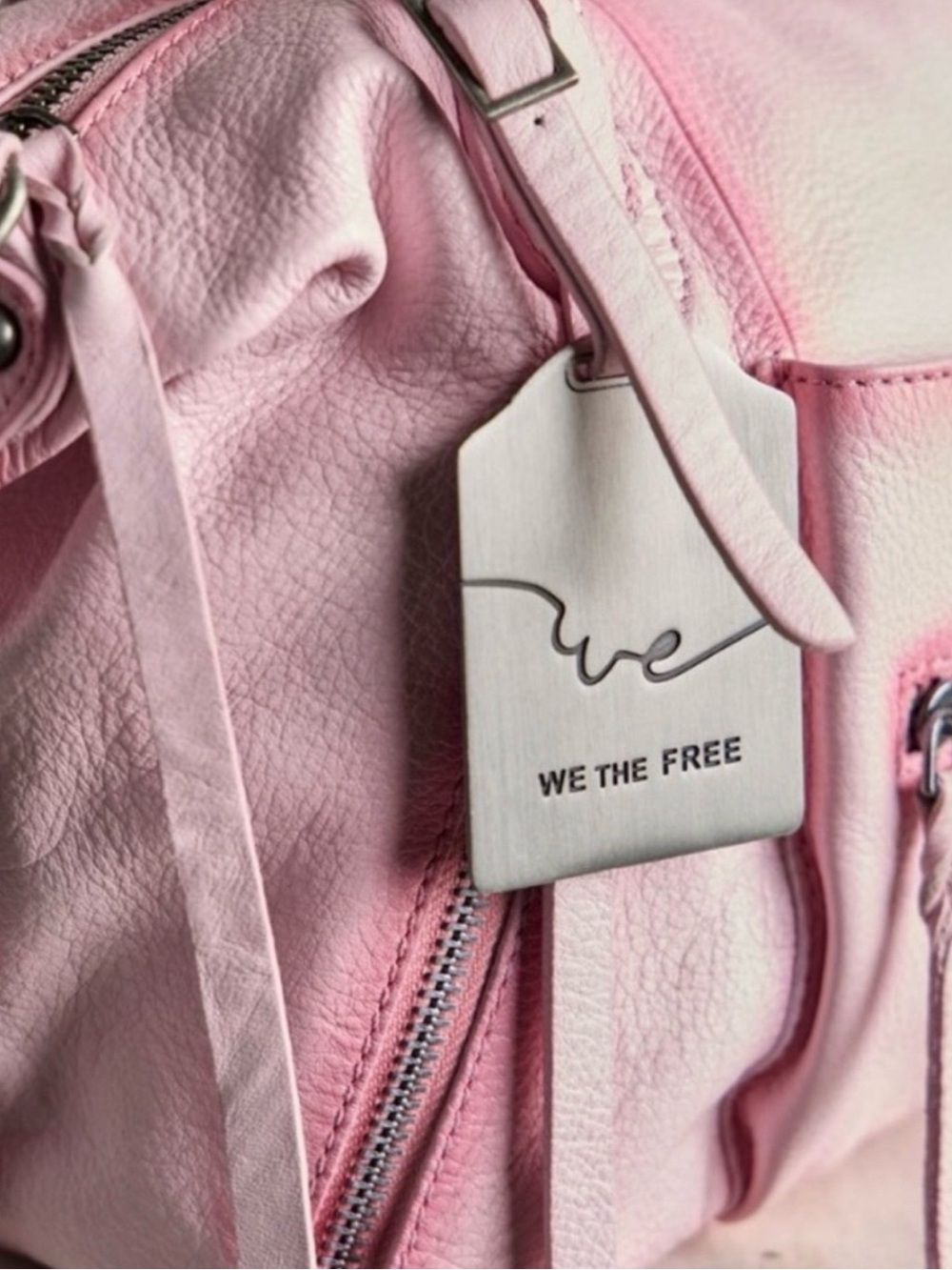 We The Free Baby Emerson Tote Bag in peony pink - Picture 8 of 9